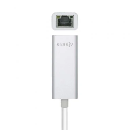 Aisens Conversor USB 3.0 a Ethernet Gigabit A106-0504, Plata